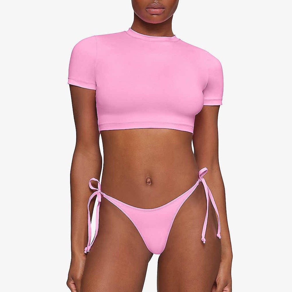 🔥NWT SKIMS Light Pink Swim T-shirt MEDIUM
